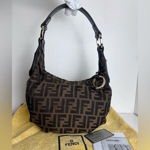 Fendi Brown Hobo Shoulder Bag